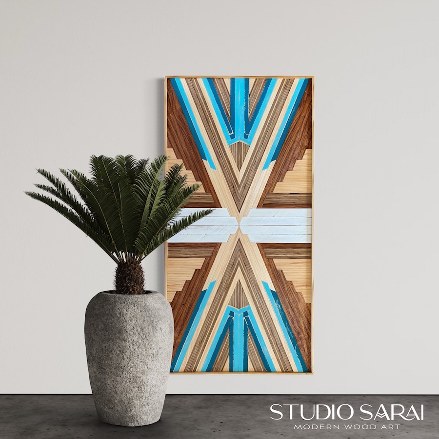Shop Mosaic Wood Art Online at Studio Sarai