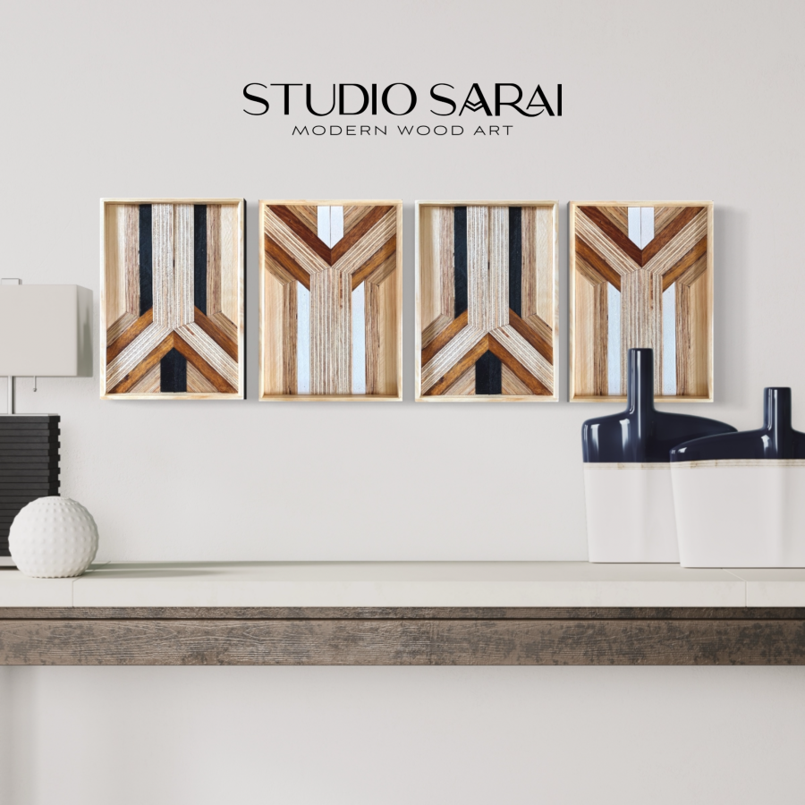 Buy Wooden Wall Art Panels Online at Studio Sarai