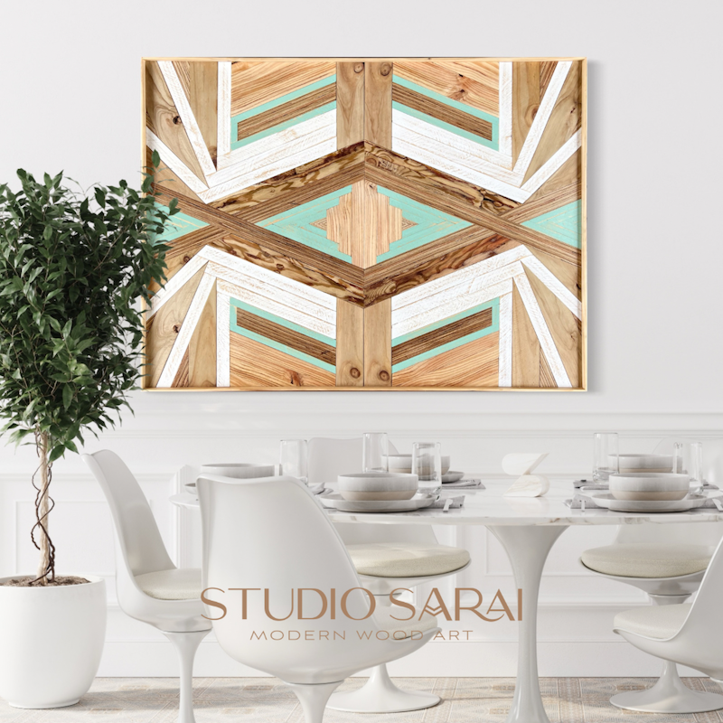 Shop Wooden Wall Art for Living Room Online at Studio Sarai