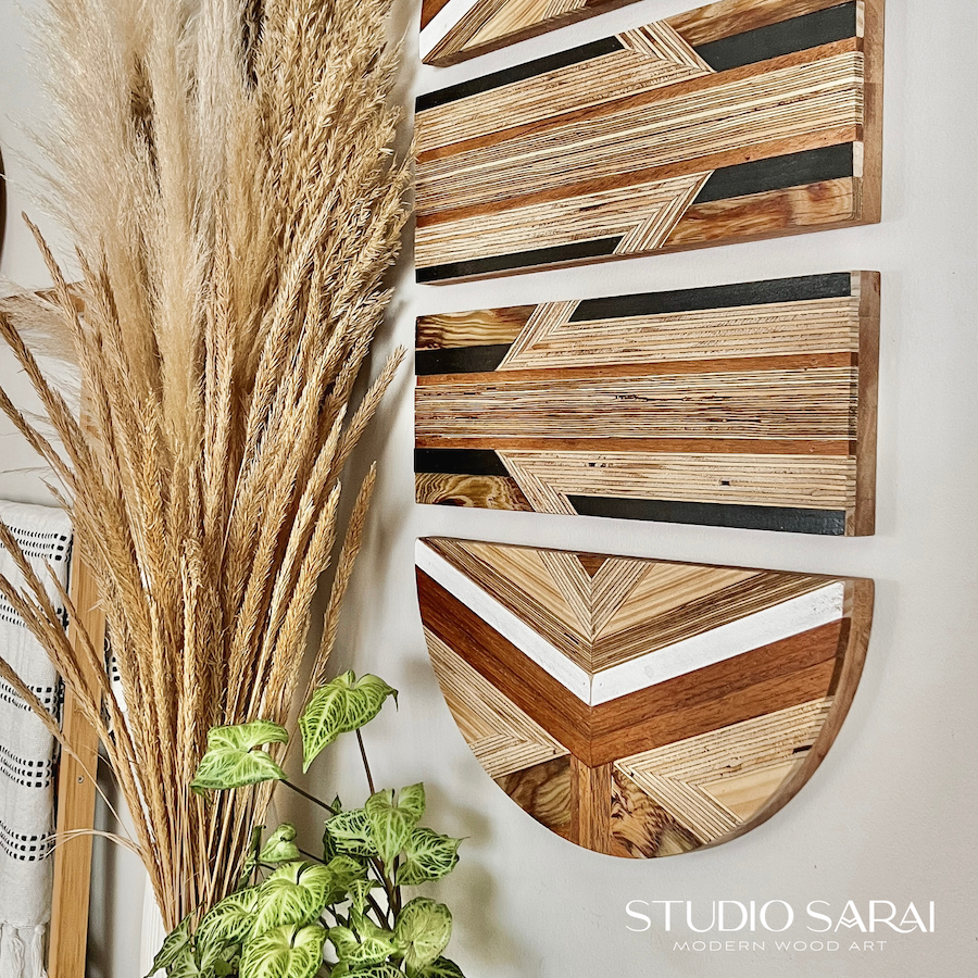 Shop Wood Mosaic Wall Art Online at Studio Sarai