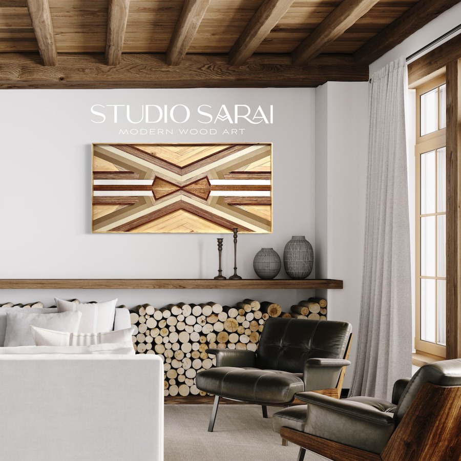 Buy Mosaic on Wood Online at Studio Sarai