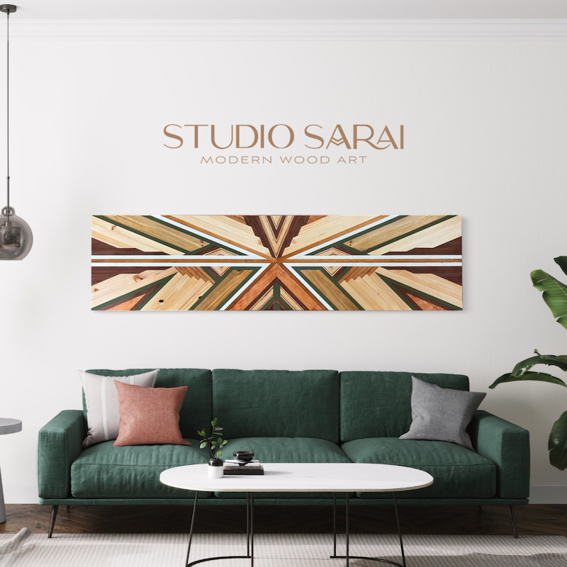 Shop Mosaic with Wood Online at Studio Sarai