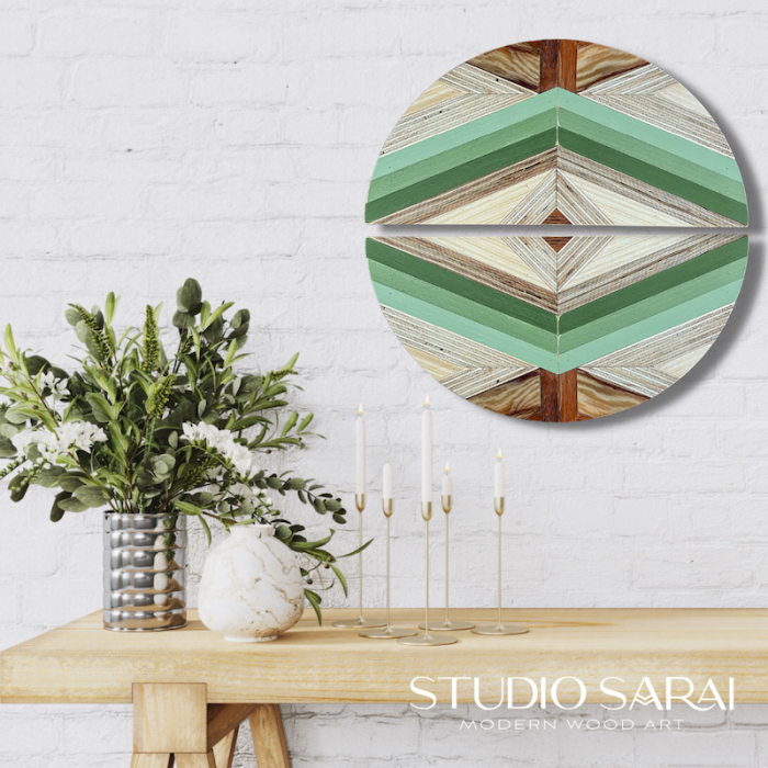 Buy Wall Wood Mosaic Online at Studio Sarai